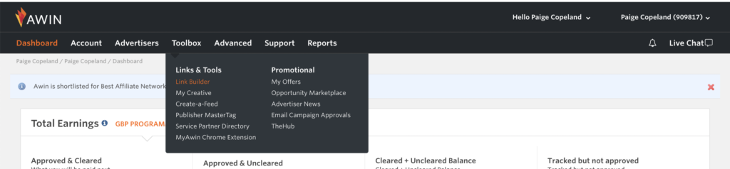 how to create an affiliate link