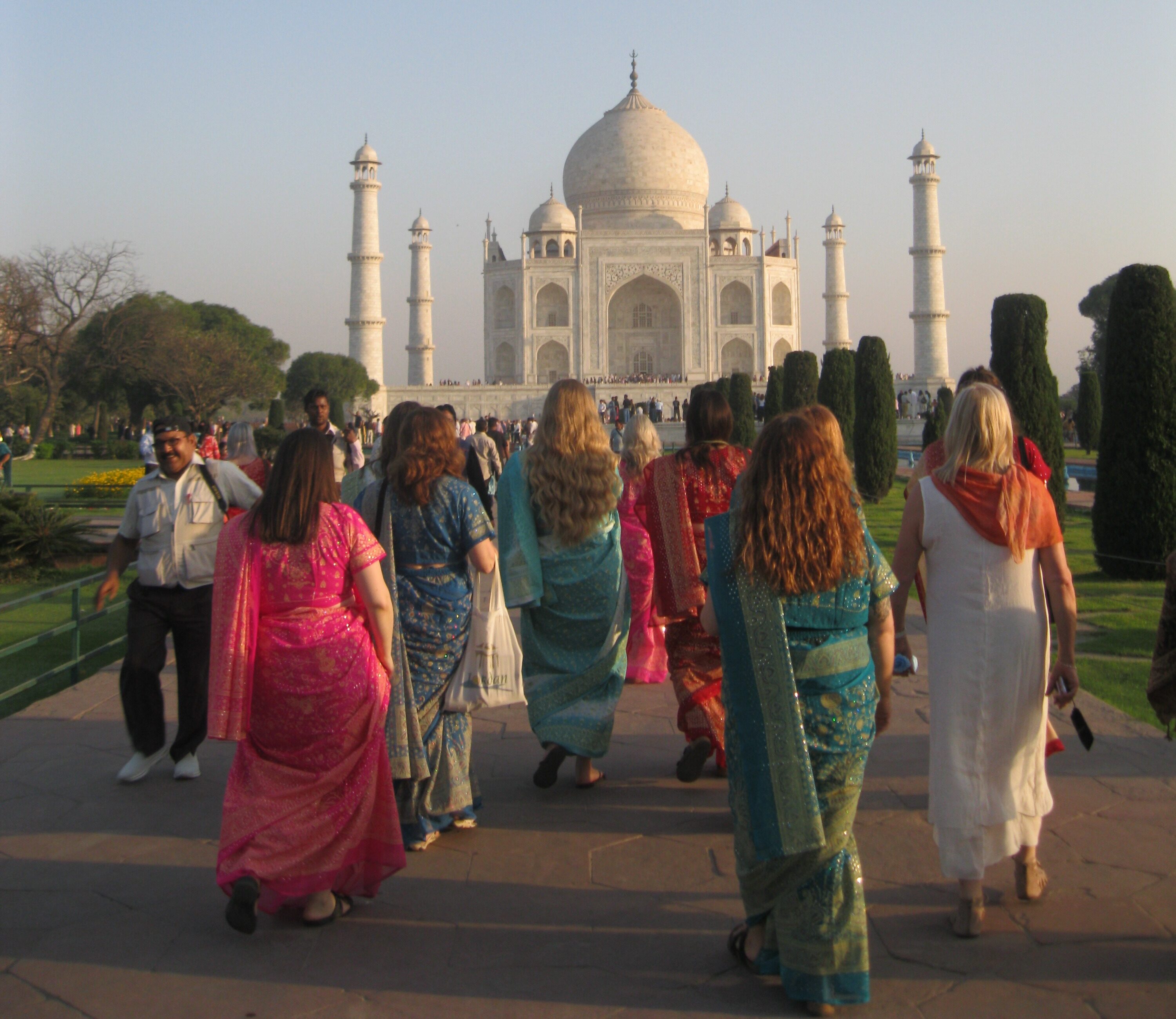 Sunrise at the Taj Mahal